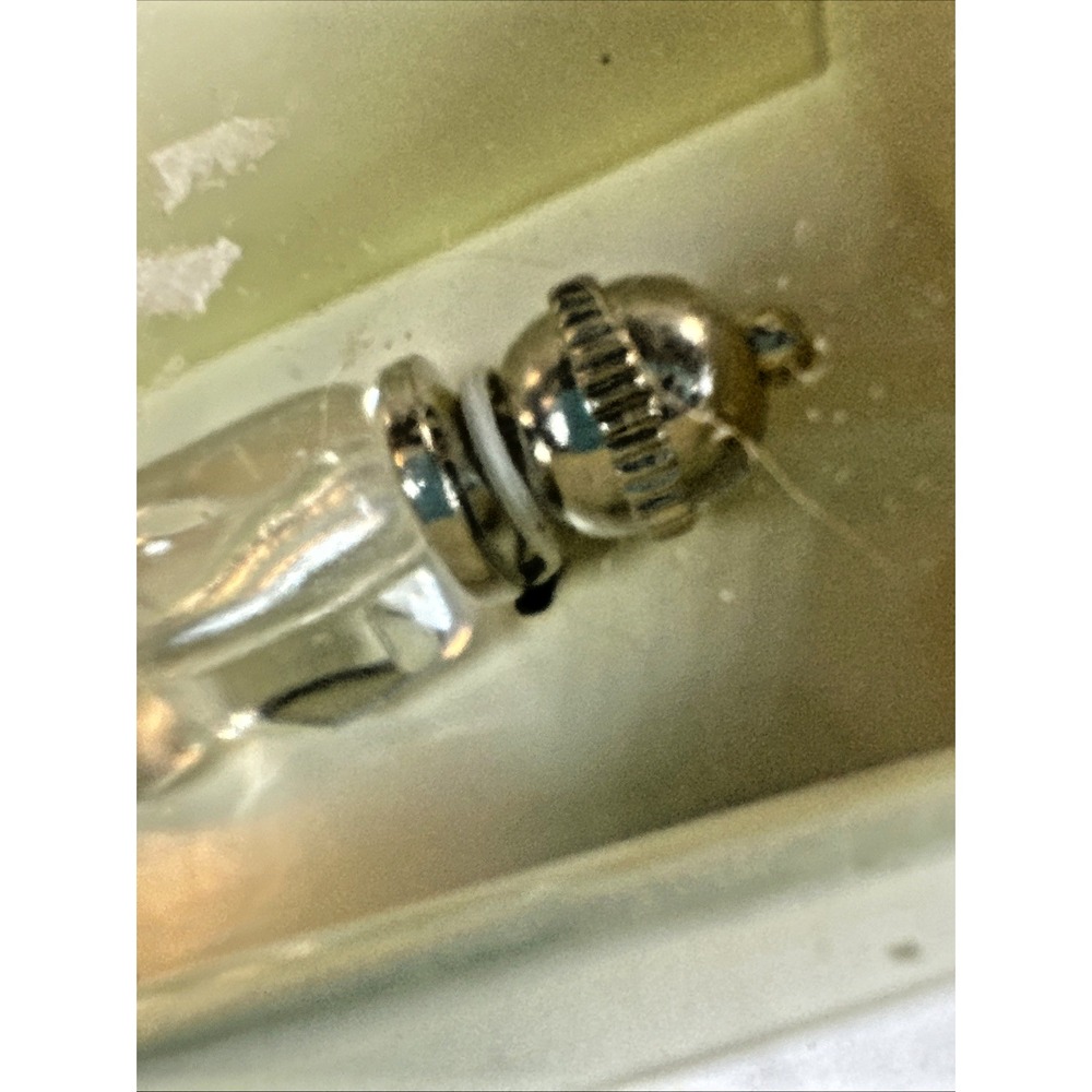 Cheese Knife Mango Moon Collection 9" Clear Lucite Beaded Handle Stainless NIB - Picture 8 of 8